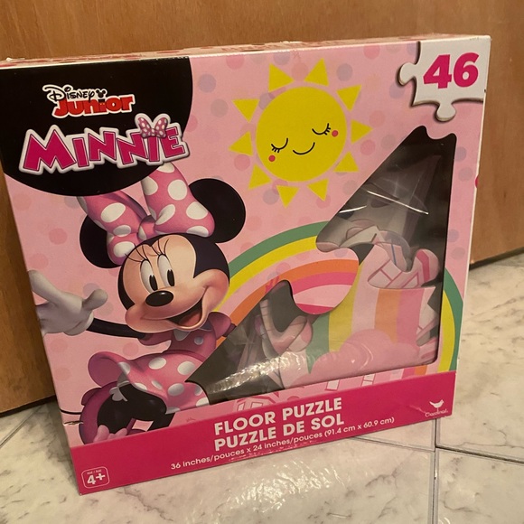 Disney Giant Minnie Mouse Floor Puzzle- Brand New in Box 🎀 - Picture 2 of 14